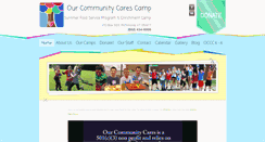 Desktop Screenshot of ourcommunitycarescamp.org